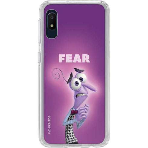 Disney Inside Out Fear Portrait Galaxy A10e Clear Case