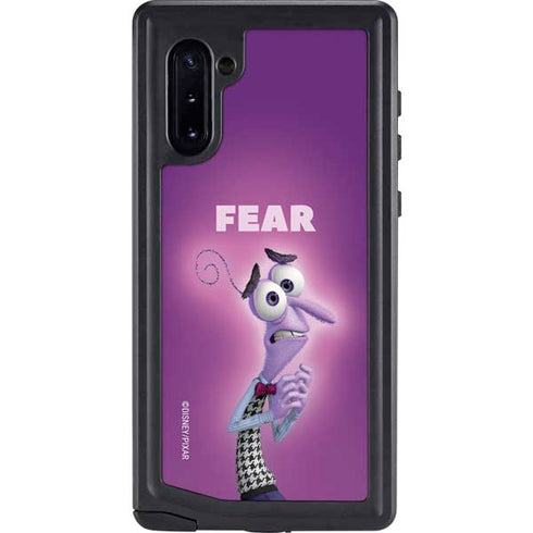 Disney Inside Out Fear Portrait Galaxy Note 10 Waterproof Case