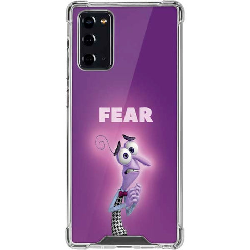 Disney Inside Out Fear Portrait Galaxy Note20 5G Clear Case