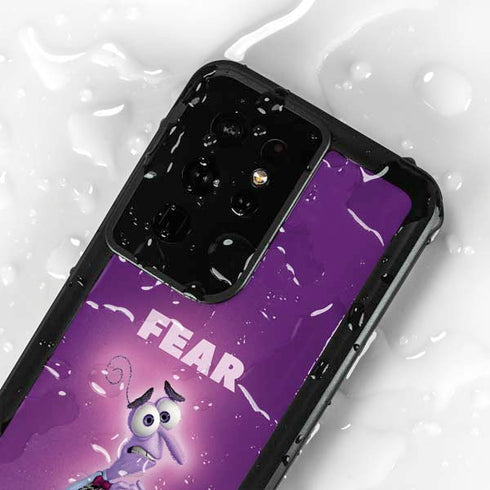 Disney Inside Out Fear Portrait Galaxy S24 Ultra Waterproof Case