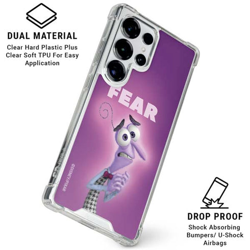 Disney Inside Out Fear Portrait Galaxy S25 Ultra Clear Case