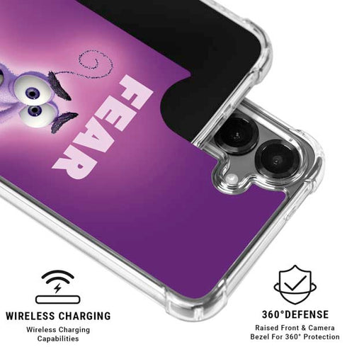Disney Inside Out Fear Portrait Galaxy S26 Plus Clear Case