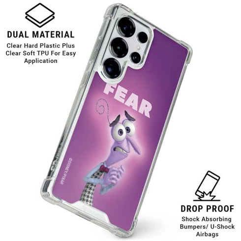 Disney Inside Out Fear Portrait Galaxy S26 Ultra Clear Case