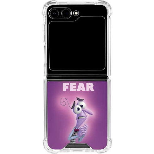 Disney Inside Out Fear Portrait Galaxy Z Flip6 Clear Case