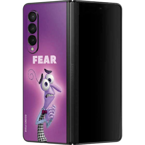 Disney Inside Out Fear Portrait Galaxy Z Fold3 5G Skin
