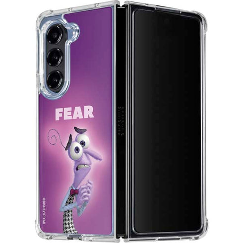 Disney Inside Out Fear Portrait Galaxy Z Fold5 5G Clear Case