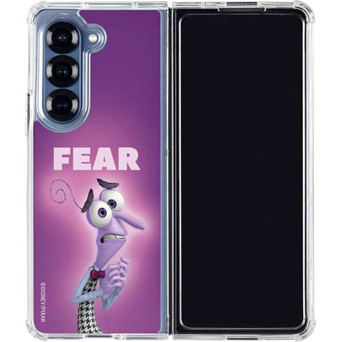 Disney Inside Out Fear Portrait Galaxy Z Fold6 Clear Case