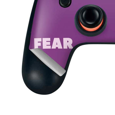 Disney Inside Out Fear Portrait Google Stadia Controller Skin