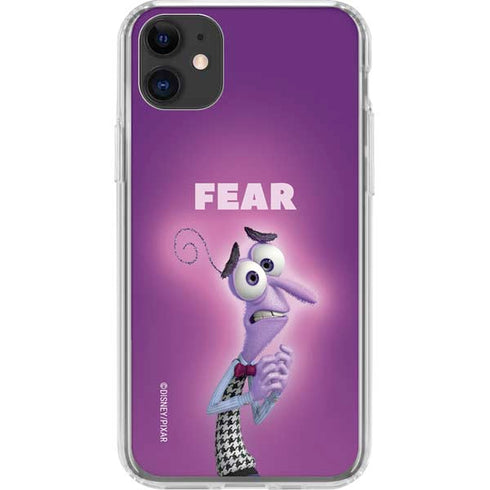 Disney Inside Out Fear Portrait iPhone 11 Clear Case
