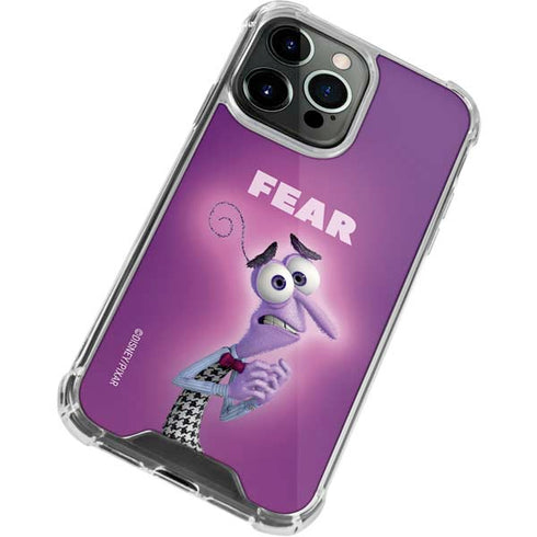 Disney Inside Out Fear Portrait iPhone 14 Pro Clear Case