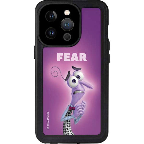 Disney Inside Out Fear Portrait iPhone 14 Pro Waterproof Case