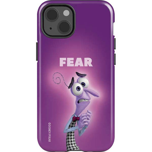 Disney Inside Out Fear Portrait iPhone 15 Plus Impact Case