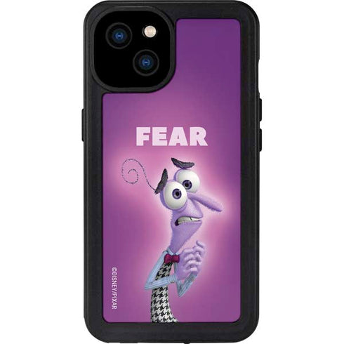 Disney Inside Out Fear Portrait iPhone 15 Plus Waterproof Case