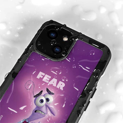 Disney Inside Out Fear Portrait iPhone 15 Plus Waterproof Case
