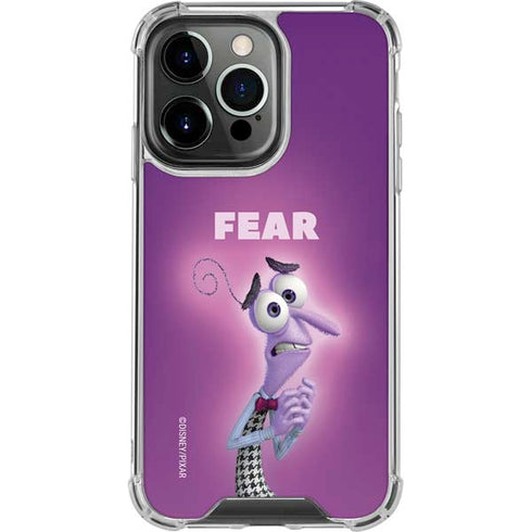 Disney Inside Out Fear Portrait iPhone 15 Pro Max Clear Case