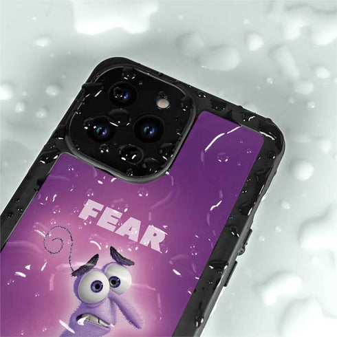 Disney Inside Out Fear Portrait iPhone 15 Pro Waterproof Case