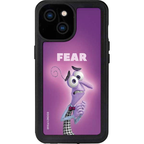 Disney Inside Out Fear Portrait iPhone 15 Waterproof Case