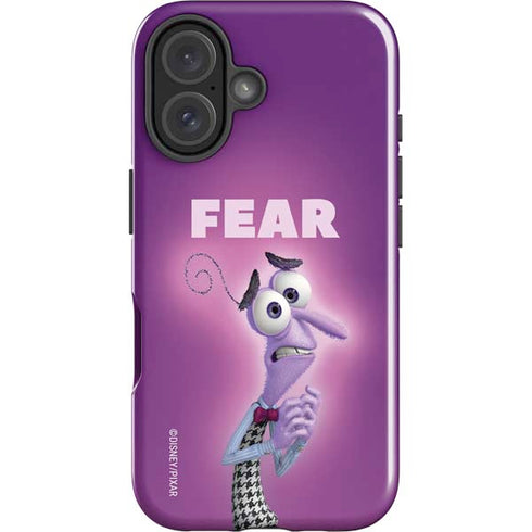 Disney Inside Out Fear Portrait iPhone 16 Plus Impact Case
