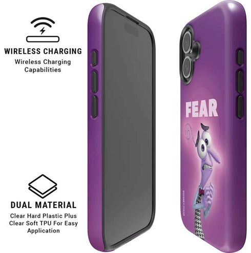 Disney Inside Out Fear Portrait iPhone 16 Plus Magsafe Impact Case