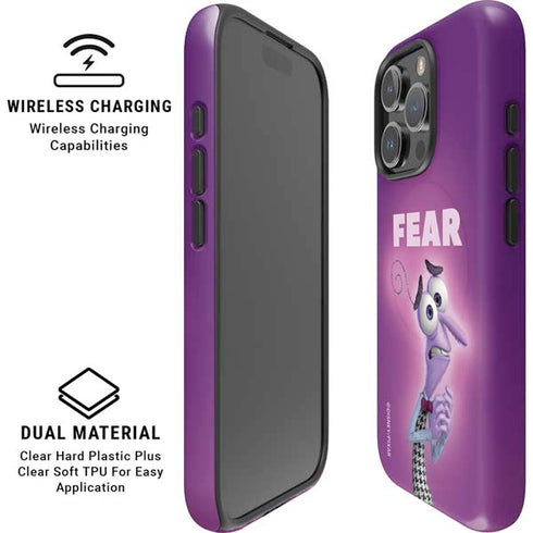 Disney Inside Out Fear Portrait iPhone 16 Pro Max Magsafe Impact Case