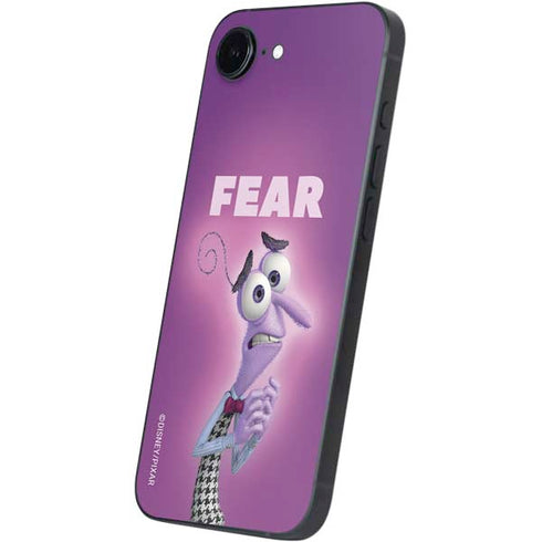 Disney Inside Out Fear Portrait iPhone 16e Skin