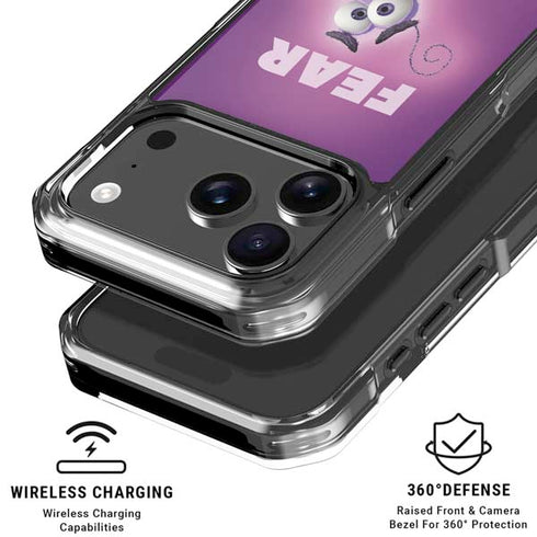 Disney Inside Out Fear Portrait iPhone 18 Pro Clear Case