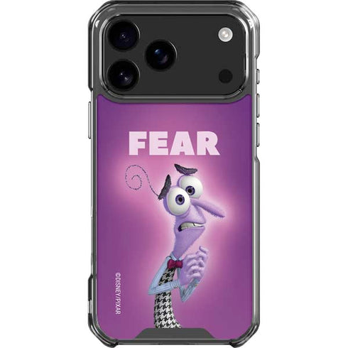 Disney Inside Out Fear Portrait iPhone 18 Pro Max Clear Case
