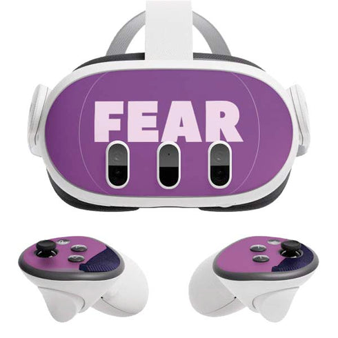 Disney Inside Out Fear Portrait Meta Quest 3 Skin