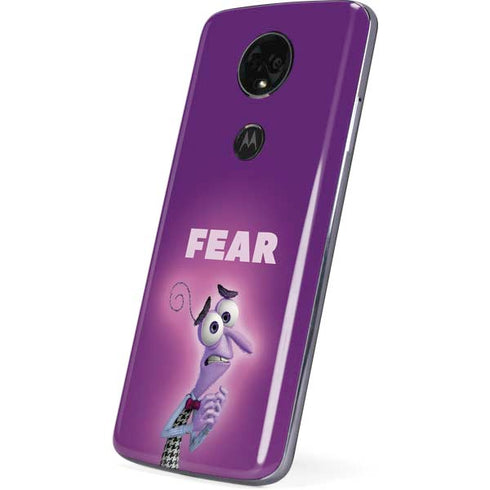 Disney Inside Out Fear Portrait Moto E5 Plus Skin