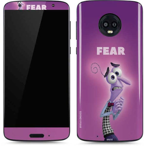 Disney Inside Out Fear Portrait Moto G6 Skin