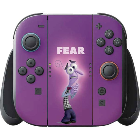 Disney Inside Out Fear Portrait Nintendo Switch 2 (2025) with Joy-Con Skin