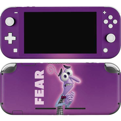 Disney Inside Out Fear Portrait Nintendo Switch Lite Skin