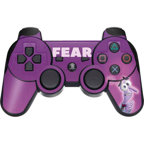 Disney Inside Out Fear Portrait PS3 Dual Shock wireless controller Skin