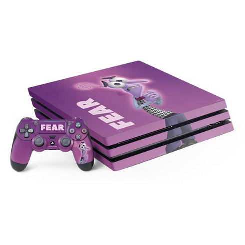 Disney Inside Out Fear Portrait PS4 Pro Bundle Skin