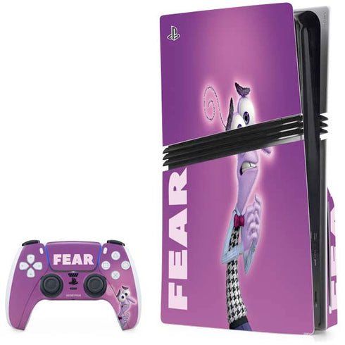 Disney Inside Out Fear Portrait PlayStation PS5 Skins