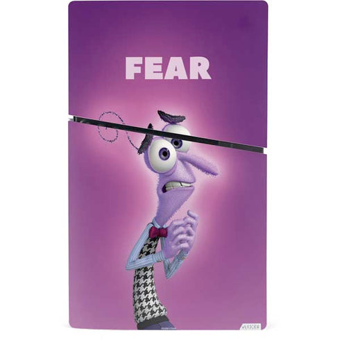 Disney Inside Out Fear Portrait PS5 Slim Digital Edition Console Skin