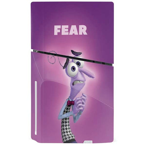 Disney Inside Out Fear Portrait PS5 Slim Disk Bundle Skin