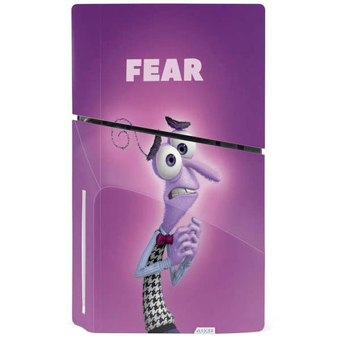 Disney Inside Out Fear Portrait PS5 Slim Disk Console Skin