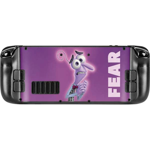 Disney Inside Out Fear Portrait Steam Deck Handheld Gaming Computer OLED Skin