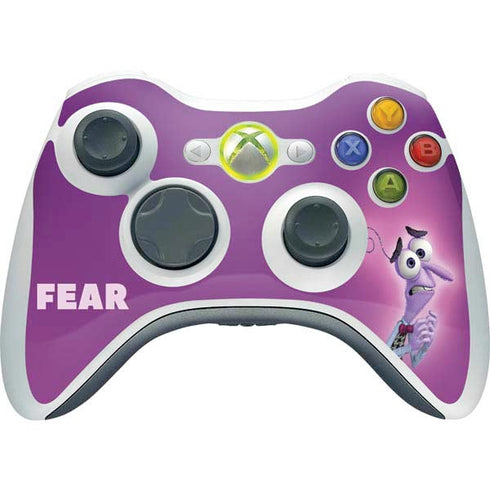 Disney Inside Out Fear Portrait Xbox 360 Wireless Controller Skin