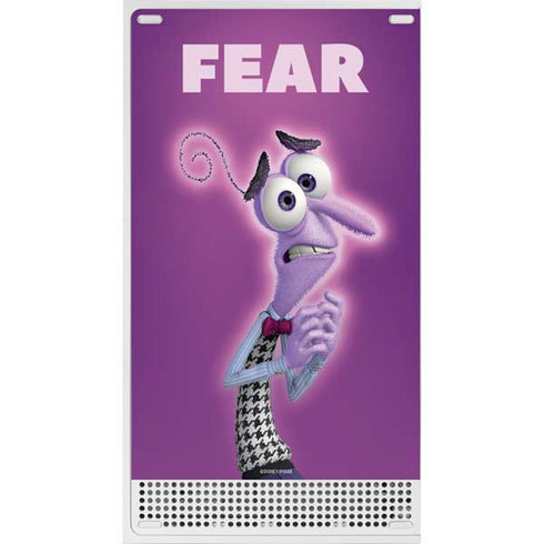 Disney Inside Out Fear Portrait Xbox Series S Console Skin