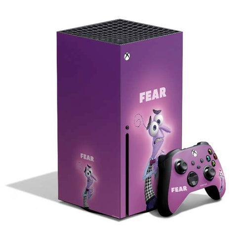 Disney Inside Out Fear Portrait Xbox Series X Bundle Skin