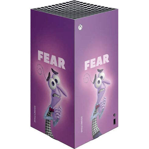 Disney Inside Out Fear Portrait XBox Series X Digital Edition Console Skin