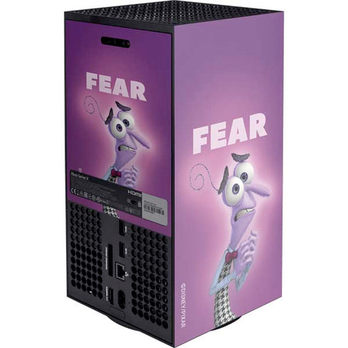 Disney Inside Out Fear Portrait XBox Series X Digital Edition Console Skin