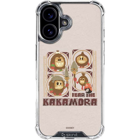 Disney Princess Moana Fear The Kakamora iPhone 16 Plus Clear Case