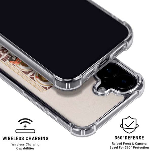 Disney Princess Moana Fear The Kakamora iPhone 16 Plus Clear Case