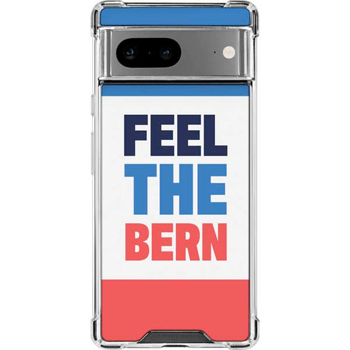 Feel The Bern Google Pixel 8a Clear Case