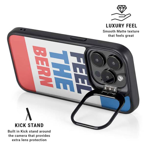 Feel The Bern iPhone 13 Pro Kickstand Case