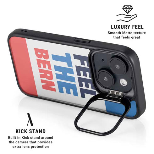 Feel The Bern iPhone 15 Kickstand Case