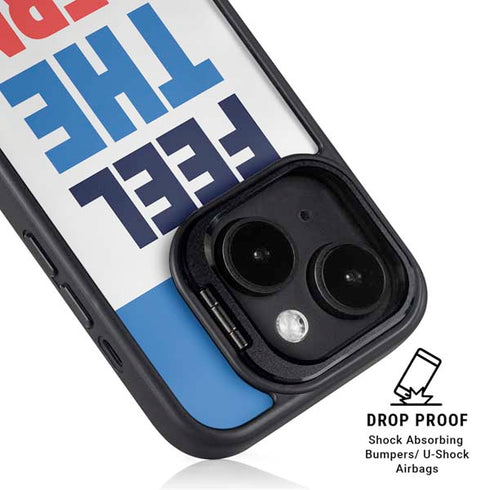 Feel The Bern iPhone 15 Plus Kickstand Case
